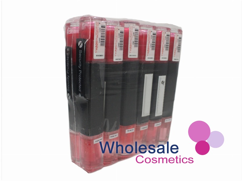 4 x L'Oreal Infallible Duo Nail Polish - 020 FUSCHIA FOR LIFE
